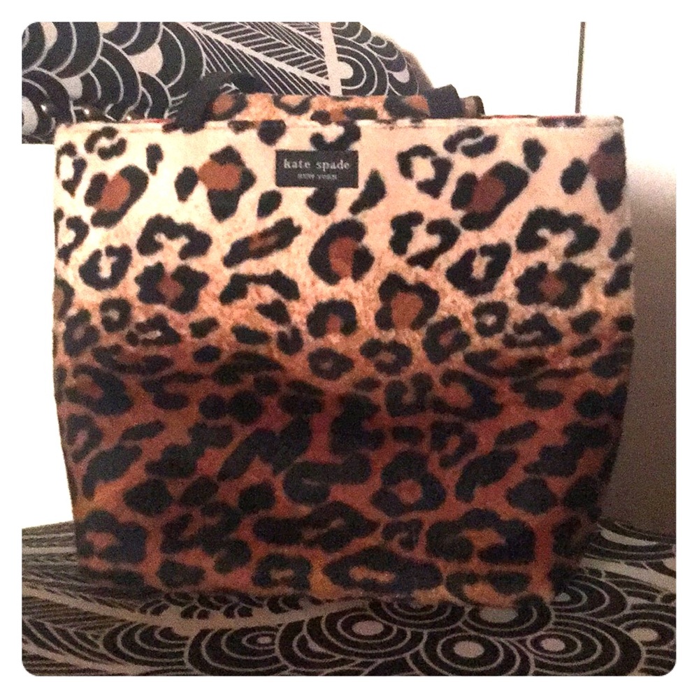 Leopard print Kate Spade purse